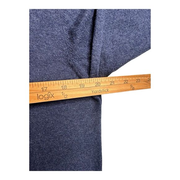 Sergio Sweater Mens Large Blue Cotton Cashmere Blend Scoop Neck Pullover - Picture 8 of 13